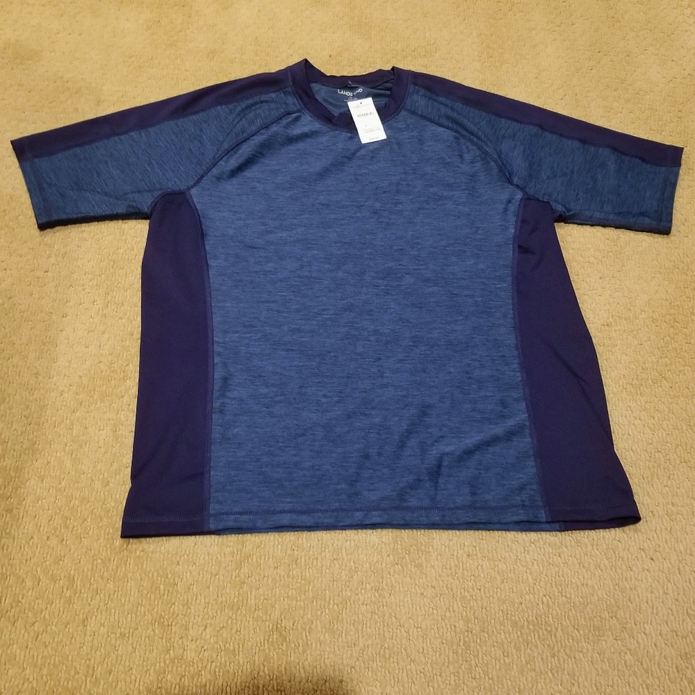 Land's End Mens size L (42-44) Swim rash guard